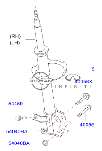 مساعد امامي مكسيما 2010/2015 KYB