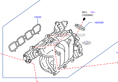 ثلاجة مكينة نيسان صني  المكسيكية 2023/2024