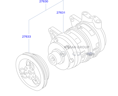 كمبروسر نيسان باترول 4500- بخاخ