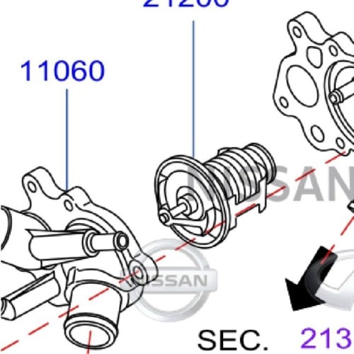 بلف حرارةQ45/ QX70/FX ( 2008 - 2019 )/QX80 انفنتي