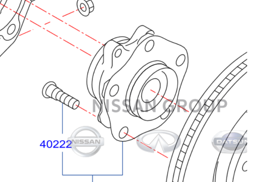 رمان أمامي مع الفلنجة نيسان سنتراء 2014/2020 (891008)_صناعة تايوانية