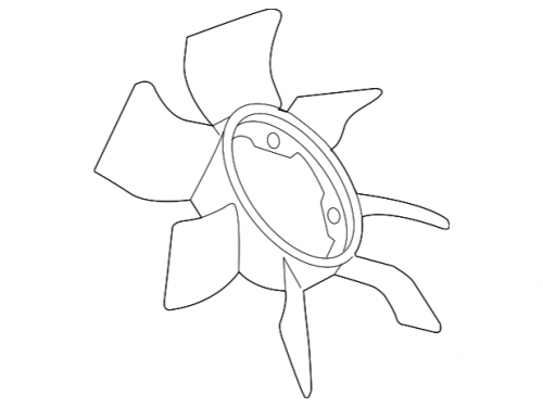مروحة رديتر باترول 2010-2020 - مكينة 400/320