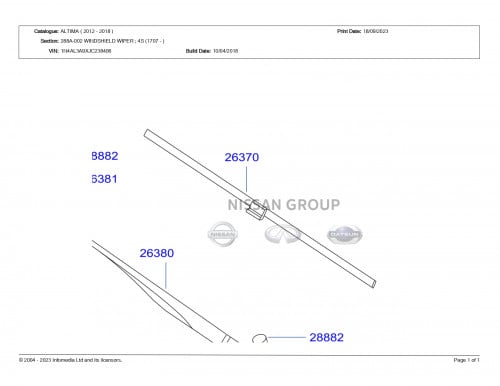 مساحة زجاج امامي (جهة السائق) التيماء 2012/2018
