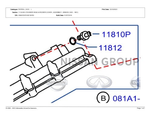 بلف تبخير  الزيت باترول 2010/2019