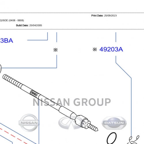 ذراع دركسون داخلي انفنتي G35 +Z350