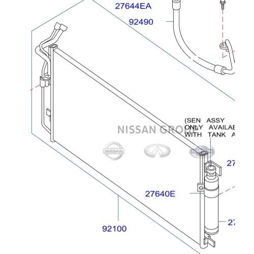 رديتر مكيف التيماء 2008/2018+ مكسيما 2010/2023 صناعه تايلنديه