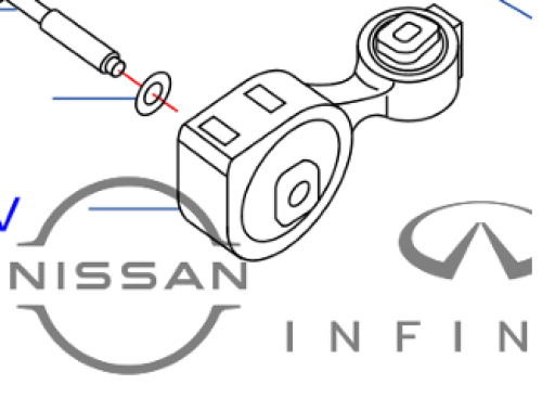 كرسي مكينة نيسان التيماء شداد يمين 2008/2 اربعة سلندر