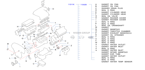 طقم وجية اكستيرا مكينة VQ40DE
