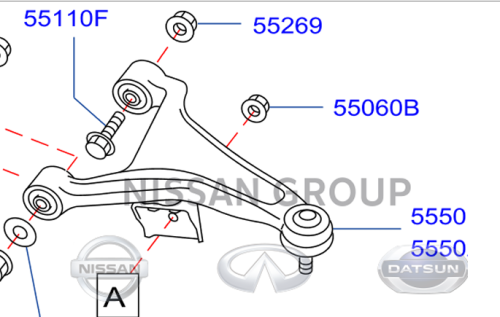 مقص خلفي فوق انفينتي QX70/FX ( 2008 - 2019 )