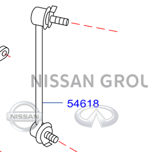 مسمار توازن امامي انفنتي FX35 2005/2008