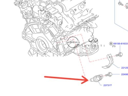حساس كرنك نيسان انفينتي VQ37VHR