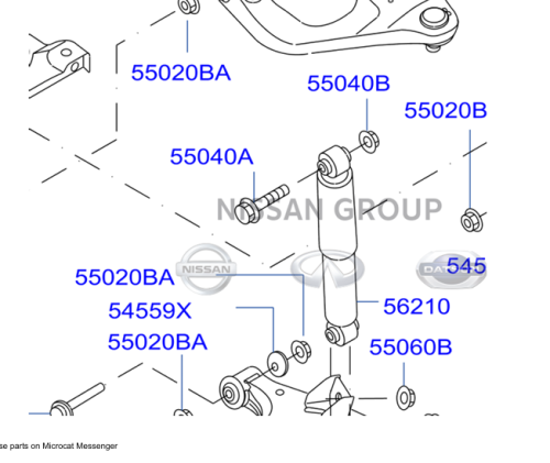 مساعد خلفي نيسان باثفندر كلاسيك 2010/213