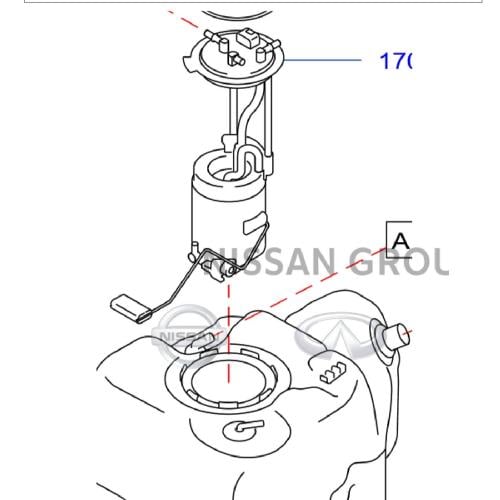 عوامة بنزين كاملة انفنتي QX56/QX80