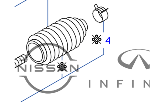 جلد غبار ذراع الداخلي انفينتي Q45/M35