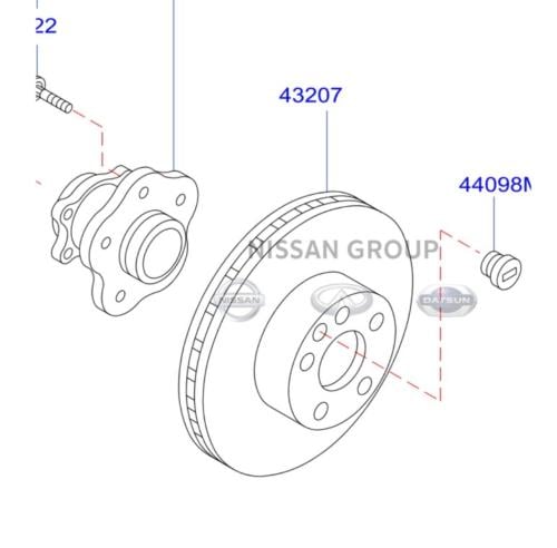 هوب خلفي نيسان مكسيما 2010/2022 اصلي وكالة
