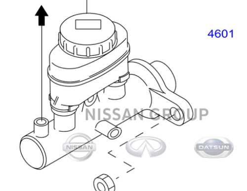 علبة فرامل قوق نيسان صني 2008/2011-تايلندي