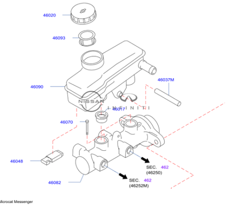 علبة فرامل نيسان نافارا 2007/2014 تايواني