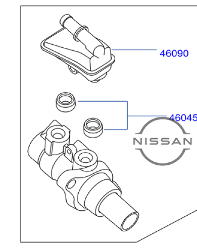 علبة فرامل فوق نيسان باثفيندر 2013/2016 اصلي وكالة