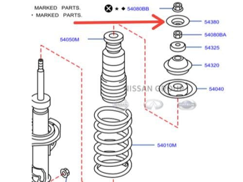 جلدة غطاء المساعد الامامي من الاعلى -صني 2012/2024