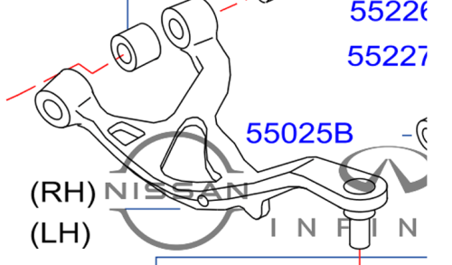 جلبة مقص خلفي فوق نيسان التيماء 2008/2010