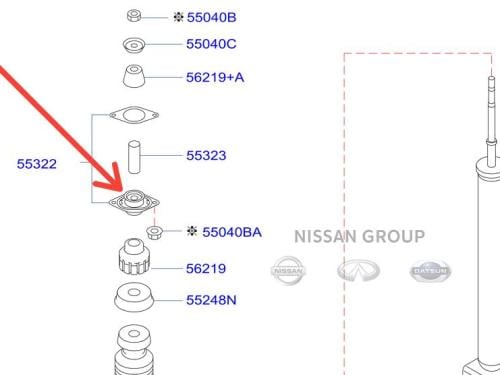 كرسي مساعد خلفي نيسان التيماء  2013/2018