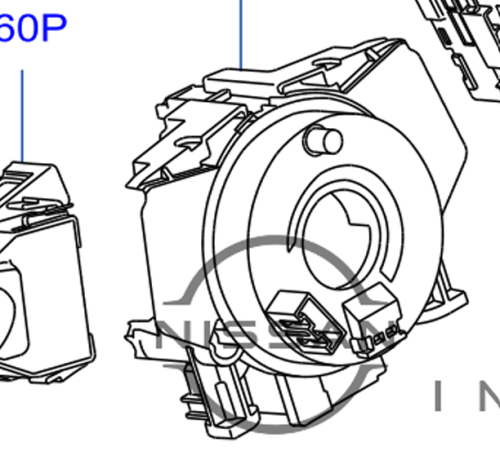 شريحة بوري نيسان تيدا 2006/2010 _صناعه تايلندية_( 491024)