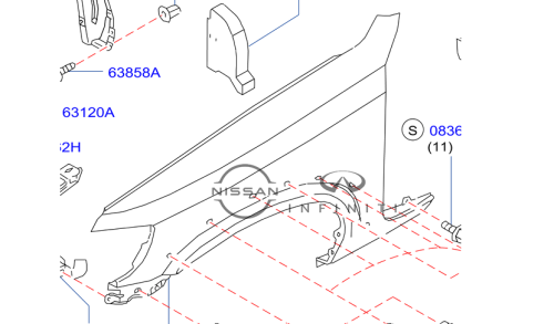 رفرف نيسان باترول فتك 4800-TY61/Y61
