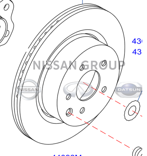 هوب خلفي انفتي 2009/2015 FX35+FX50+QX70 -261016NR10D-صناعة صينيه