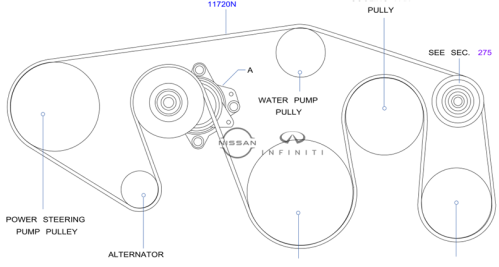 سير مكينة باثفيندر كلاسيك 2006/2013 مكينة VQ400DE