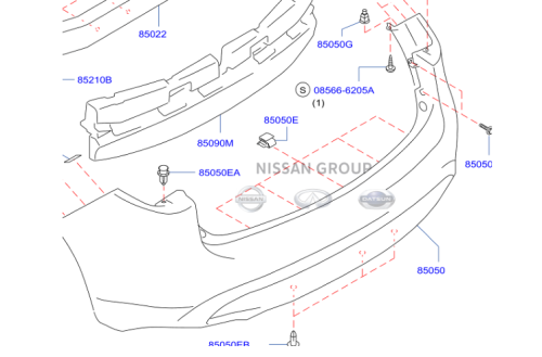 صدام خلفي انفنتي 2009/2016  QX70/FX