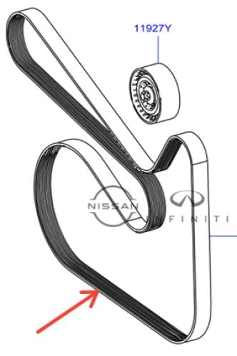 سير مكينة انفينتي Q50 2014/2015