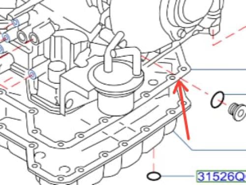 وجة كرتير نيسان مكسيما 2010/2015 أصلي وكالة