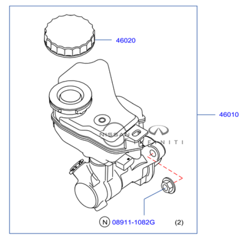علبة فرامل فوق نيسان التيماء 2013/2018 6سلندر+4سلندر ياباني