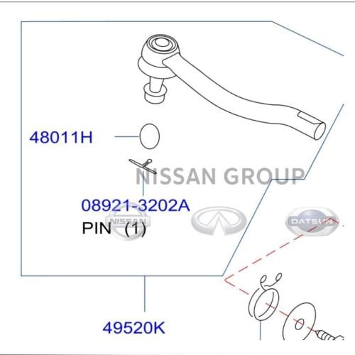 ذراع دركسون خارجي   QX60 انفينتي  2013/2018-صناعة ياباني