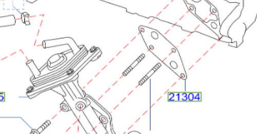 وجه مبرد زيت المكينة التيماء 2008/2010