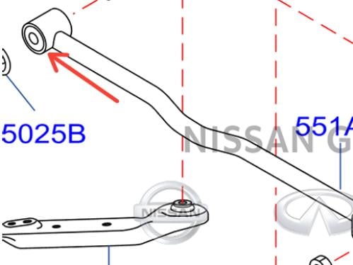 جلبة ذراع خلفي الطويل التيماء 2008/2011-تجاري