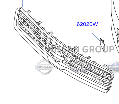 شبك امامي مكسيما 2010/2015 - تجاري