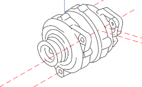 دينمو بطارية  انفنتي Fx35 2003/2008 ياباني