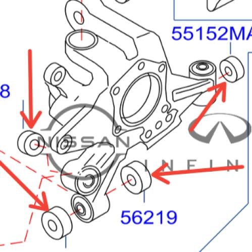 طقم جلب دنقل خلفي مكسيما 2010/2015 تجاري