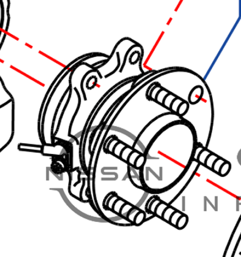 فلنجة امامي  كاملة نيسان اكستيرا دبل