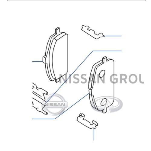 طقم قماش خلفي انفنتي Q50 ( 2018 -2022 )