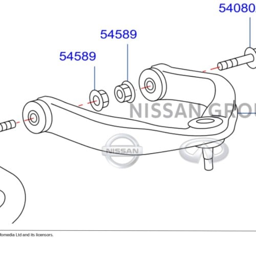 مقص امامي فوق انفنتي  QX80/QX56 ( 2010 -2020 )