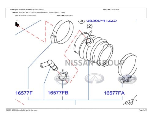 خرطوش قربة رديتر صني 2012/2014