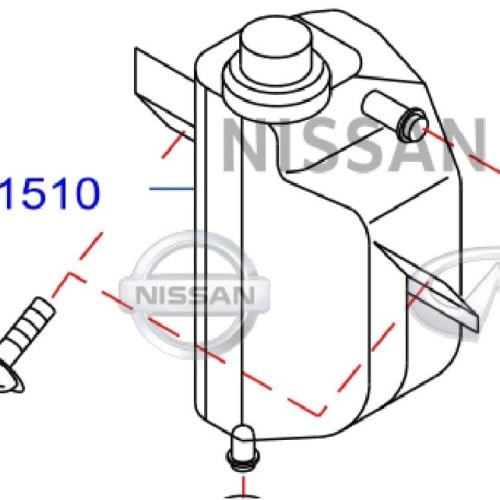 قربة ماء رديتر نيسان باترول سفاري 4800 2001/2006