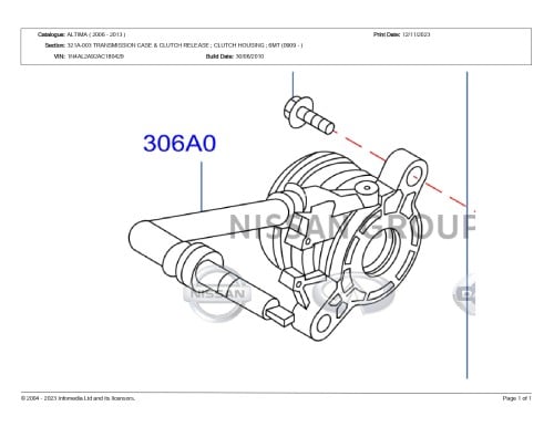 علبة كلتش تحت نيسان التيماء 2010/2008