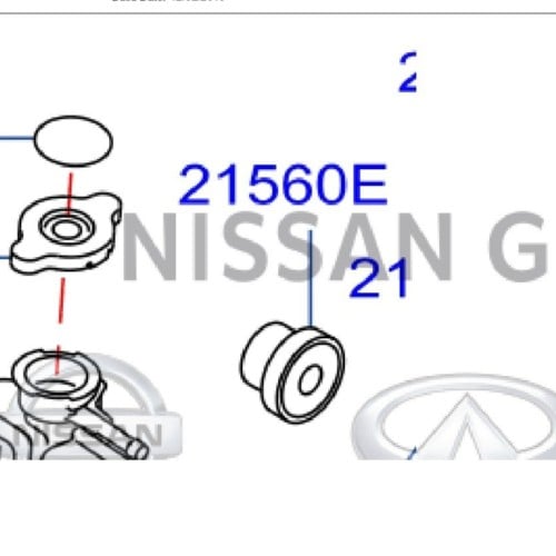 غطاء رديتر ماء انفنتي QX70/FX ( 2008 - 2019