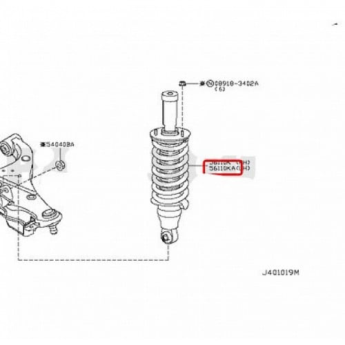 مساعد امامي هيدروليك انفنتي QX80 2010-2020 اصلي وكالة