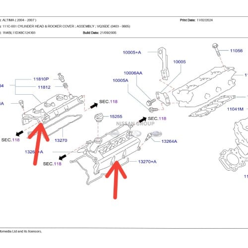 غطاء بلوف نيسان التيماء 2004/2005 6 سلندر
