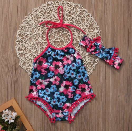 قطعة صيفية مشجرة مع ربطة