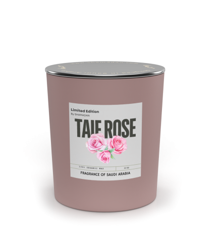 شمعة Taif Rose برائحة الورد الطائفي